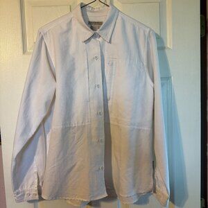 Women's white Royal Robbins UV protection shirt